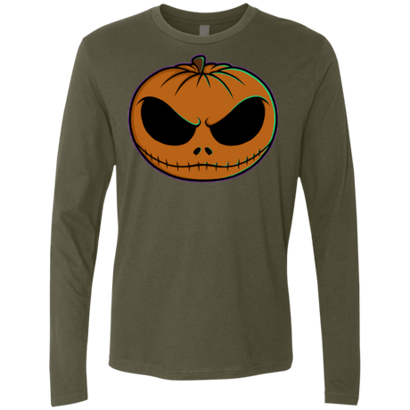 T-Shirts Military Green / Small Jack O Lantern Men's Premium Long Sleeve