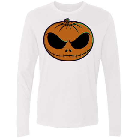 T-Shirts White / Small Jack O Lantern Men's Premium Long Sleeve