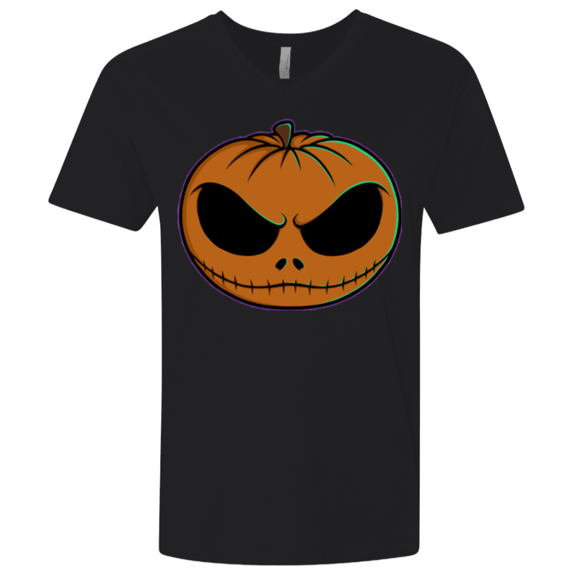 T-Shirts Black / X-Small Jack O Lantern Men's Premium V-Neck