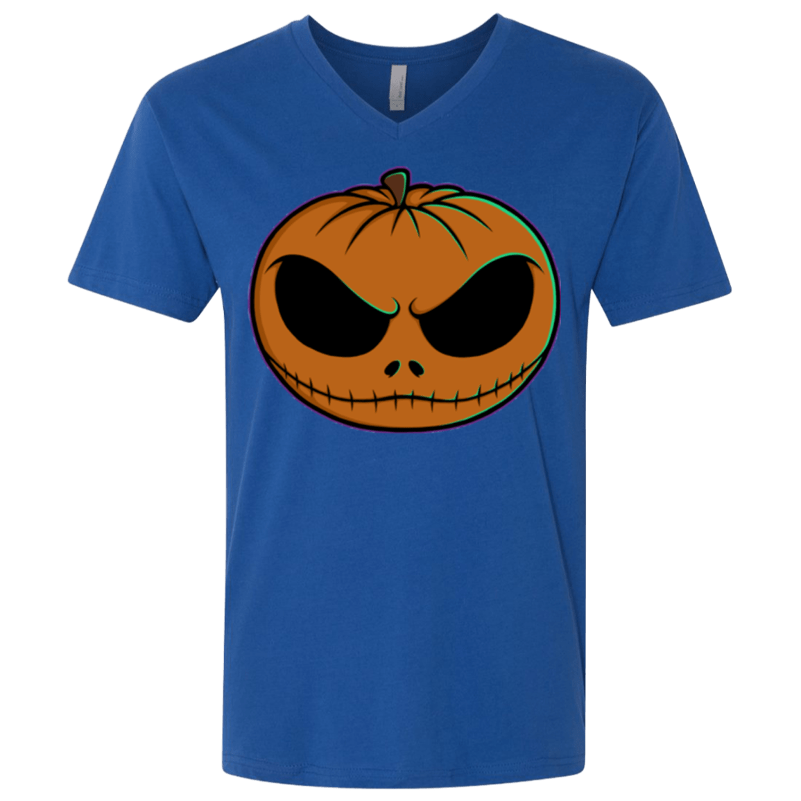 T-Shirts Royal / X-Small Jack O Lantern Men's Premium V-Neck