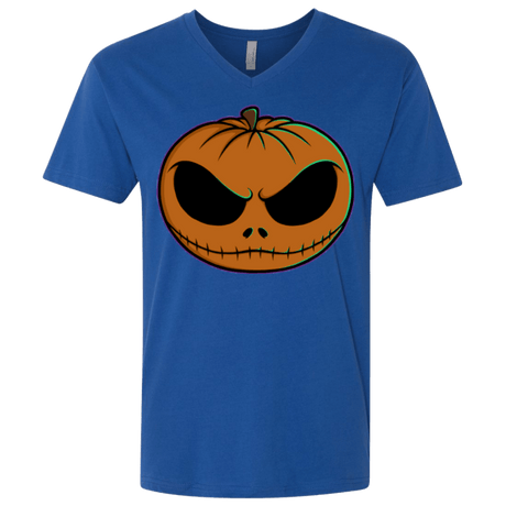 T-Shirts Royal / X-Small Jack O Lantern Men's Premium V-Neck