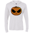 T-Shirts Heather White / X-Small Jack O Lantern Triblend Long Sleeve Hoodie Tee