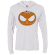 T-Shirts Heather White / X-Small Jack O'Lantern Triblend Long Sleeve Hoodie Tee