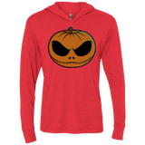T-Shirts Vintage Red / X-Small Jack O Lantern Triblend Long Sleeve Hoodie Tee