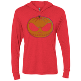 T-Shirts Vintage Red / X-Small Jack O'Lantern Triblend Long Sleeve Hoodie Tee