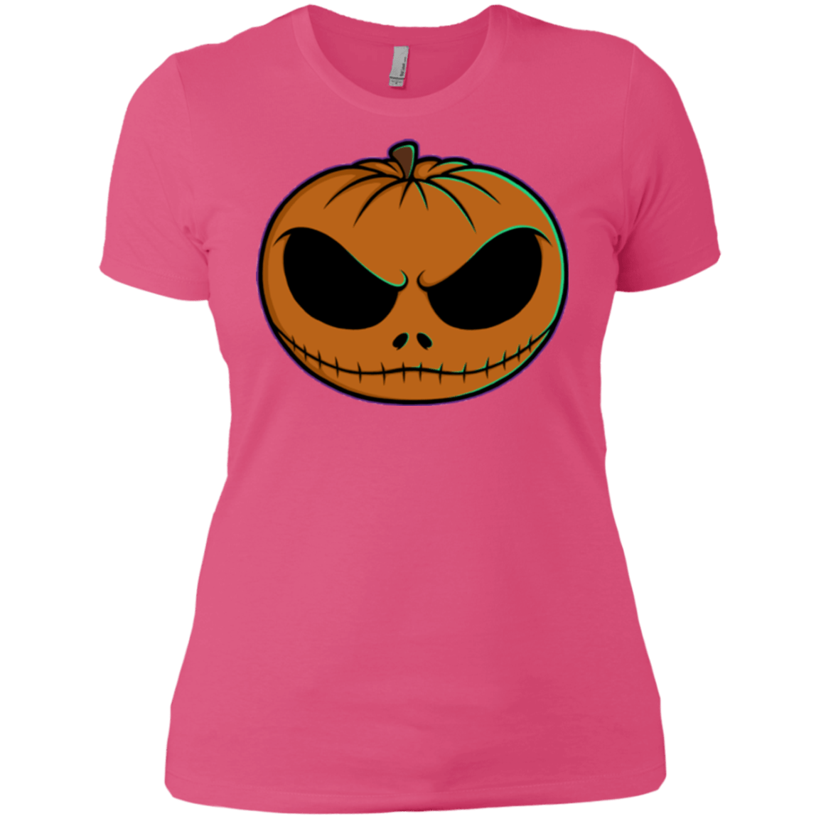 T-Shirts Hot Pink / X-Small Jack O Lantern Women's Premium T-Shirt