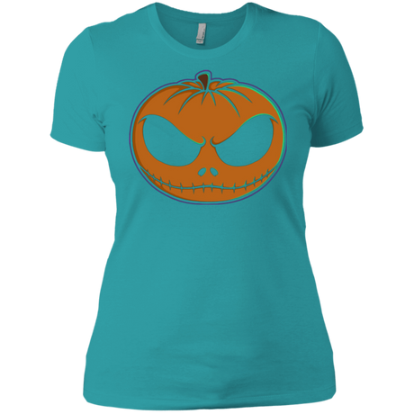 T-Shirts Tahiti Blue / X-Small Jack O'Lantern Women's Premium T-Shirt