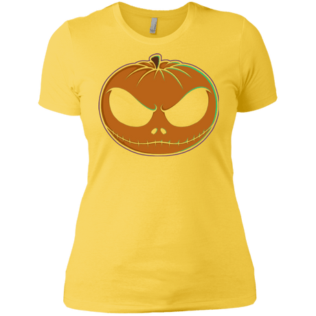 T-Shirts Vibrant Yellow / X-Small Jack O'Lantern Women's Premium T-Shirt