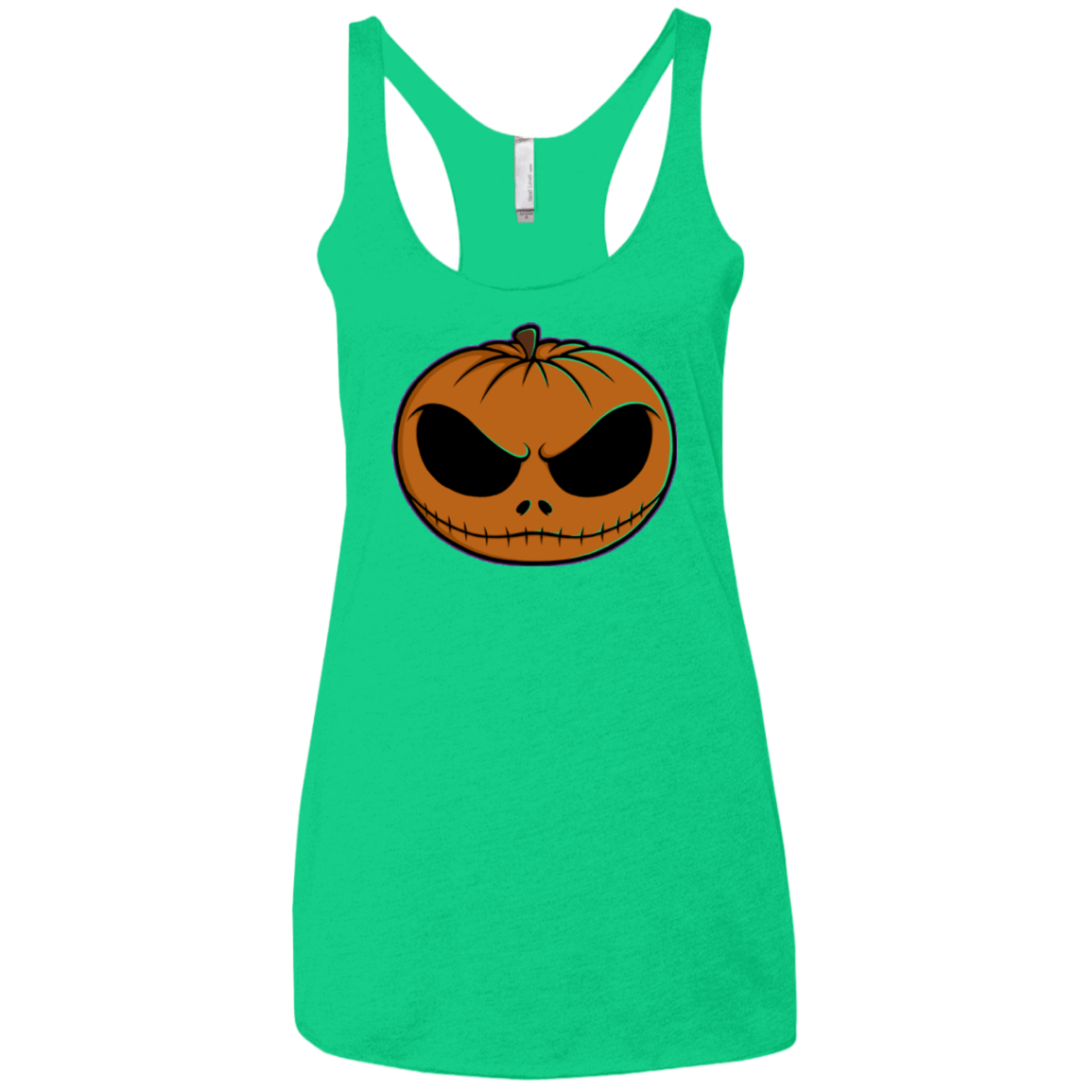 Jack O Lantern Women's Triblend Racerback Tank