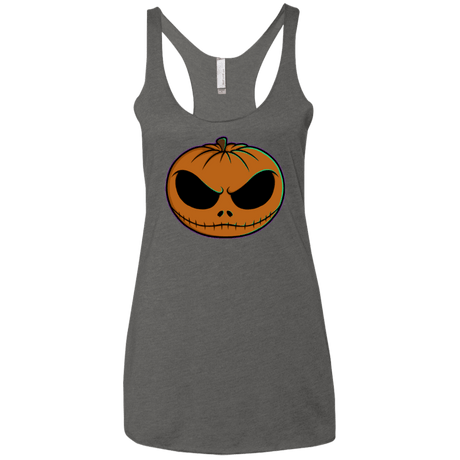 T-Shirts Premium Heather / X-Small Jack O Lantern Women's Triblend Racerback Tank