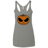 T-Shirts Venetian Grey / X-Small Jack O Lantern Women's Triblend Racerback Tank