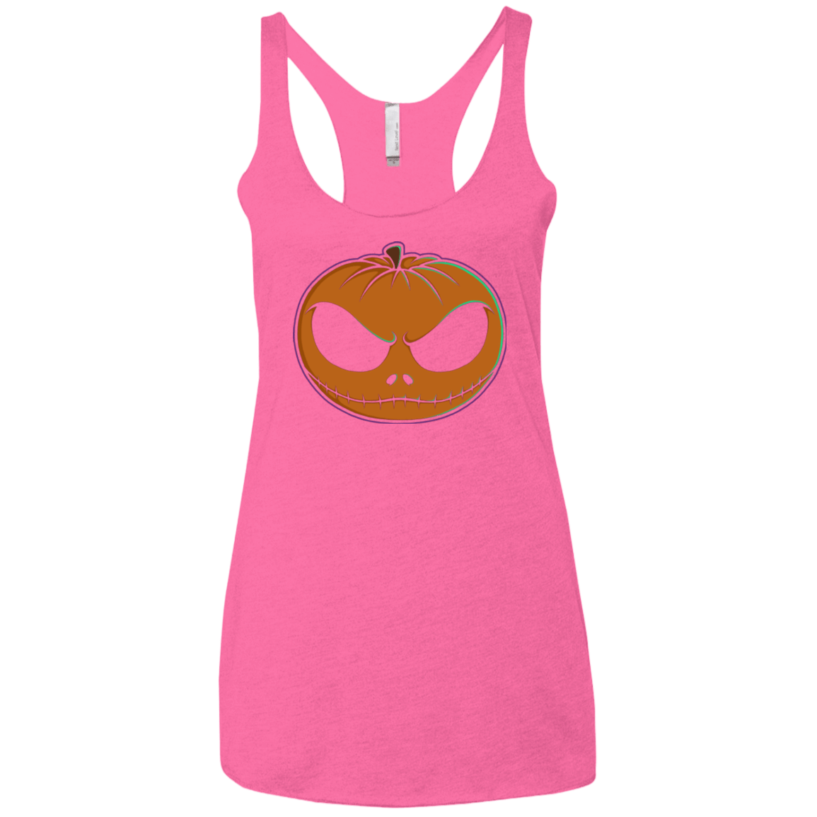 T-Shirts Vintage Pink / X-Small Jack O'Lantern Women's Triblend Racerback Tank
