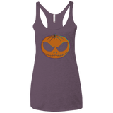T-Shirts Vintage Purple / X-Small Jack O'Lantern Women's Triblend Racerback Tank