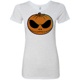 T-Shirts Heather White / Small Jack O Lantern Women's Triblend T-Shirt