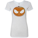 T-Shirts Heather White / Small Jack O'Lantern Women's Triblend T-Shirt
