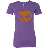 T-Shirts Purple Rush / Small Jack O'Lantern Women's Triblend T-Shirt
