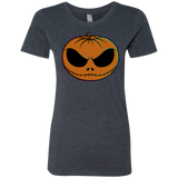 T-Shirts Vintage Navy / Small Jack O Lantern Women's Triblend T-Shirt
