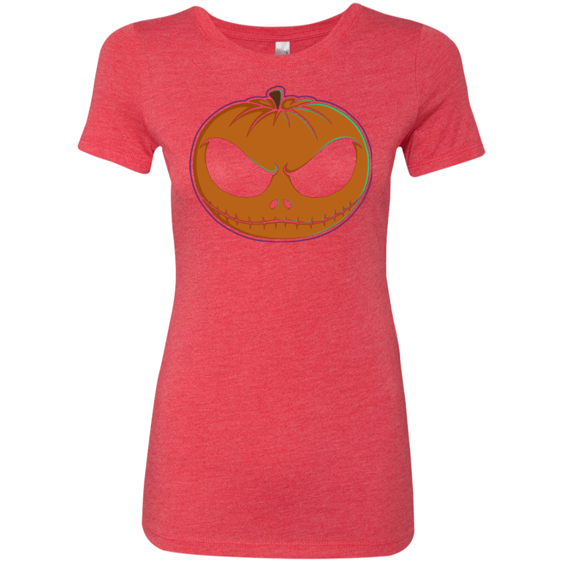 T-Shirts Vintage Red / Small Jack O'Lantern Women's Triblend T-Shirt
