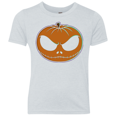 T-Shirts Heather White / YXS Jack O'Lantern Youth Triblend T-Shirt