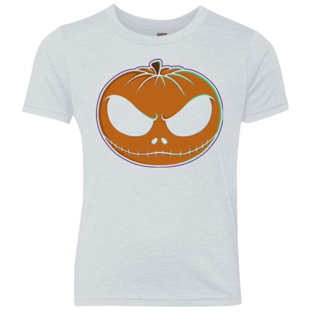 T-Shirts Heather White / YXS Jack O'Lantern Youth Triblend T-Shirt
