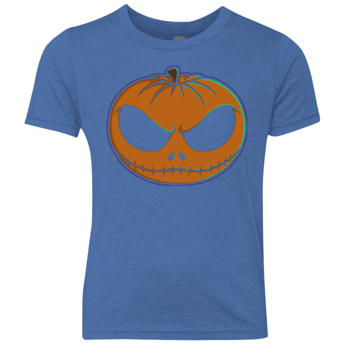 T-Shirts Vintage Royal / YXS Jack O'Lantern Youth Triblend T-Shirt