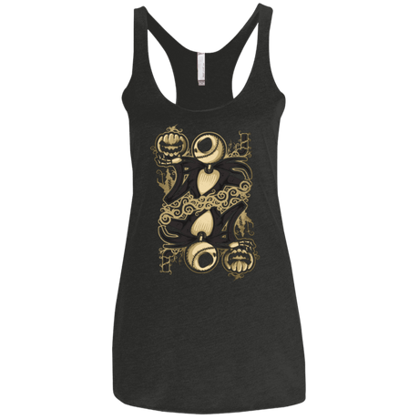 T-Shirts Vintage Black / X-Small JACK OF PUMPKINS Women's Triblend Racerback Tank