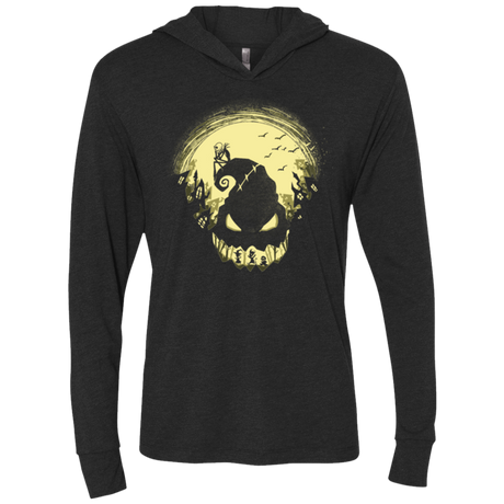 T-Shirts Vintage Black / X-Small Jack's Nightmare Triblend Long Sleeve Hoodie Tee