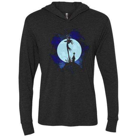 T-Shirts Vintage Black / X-Small JACK SPACE Triblend Long Sleeve Hoodie Tee