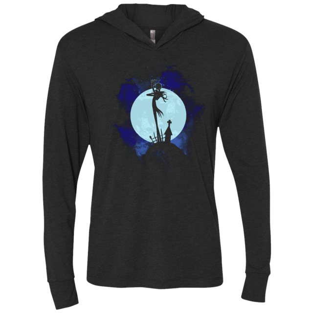 T-Shirts Vintage Black / X-Small JACK SPACE Triblend Long Sleeve Hoodie Tee