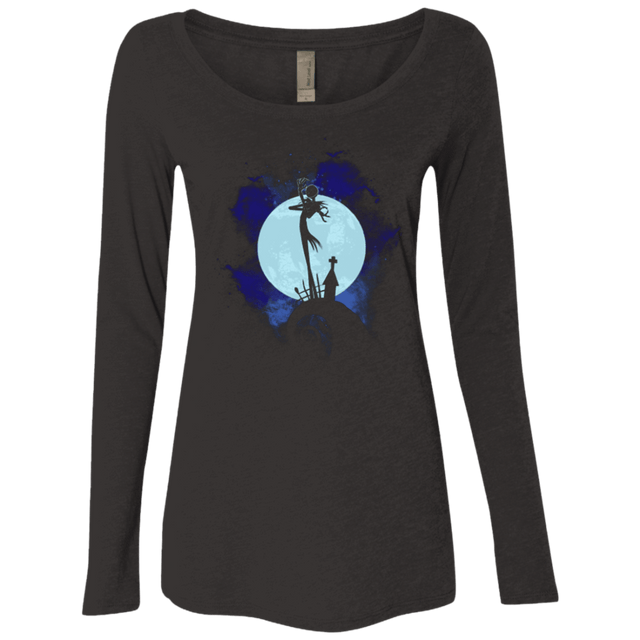 T-Shirts Vintage Black / Small JACK SPACE Women's Triblend Long Sleeve Shirt