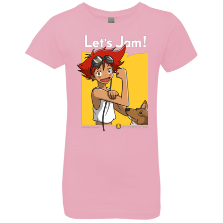 T-Shirts Light Pink / YXS JAMMING WITH EDWARD Girls Premium T-Shirt