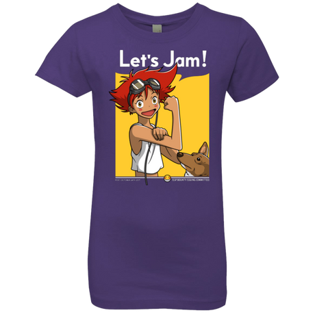 T-Shirts Purple Rush / YXS JAMMING WITH EDWARD Girls Premium T-Shirt