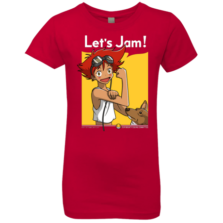 T-Shirts Red / YXS JAMMING WITH EDWARD Girls Premium T-Shirt