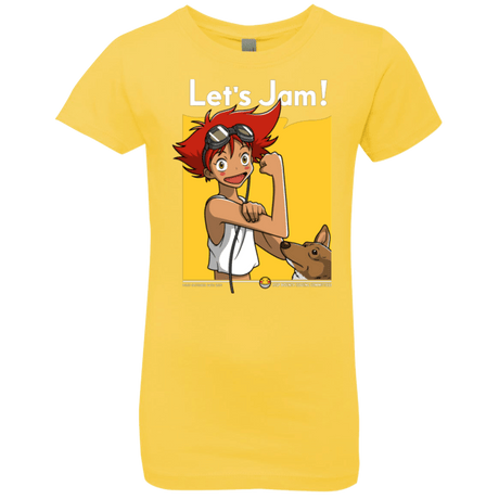 T-Shirts Vibrant Yellow / YXS JAMMING WITH EDWARD Girls Premium T-Shirt