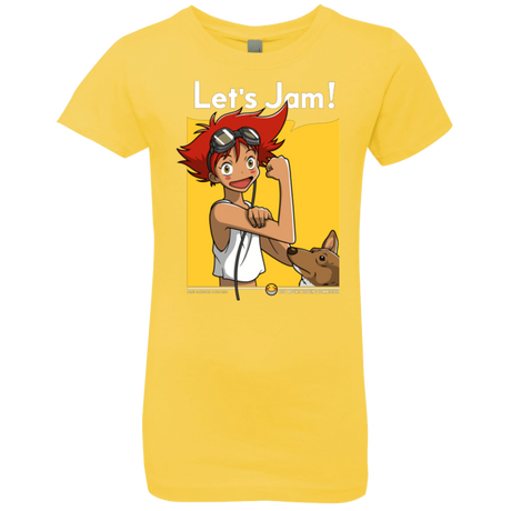 T-Shirts Vibrant Yellow / YXS JAMMING WITH EDWARD Girls Premium T-Shirt