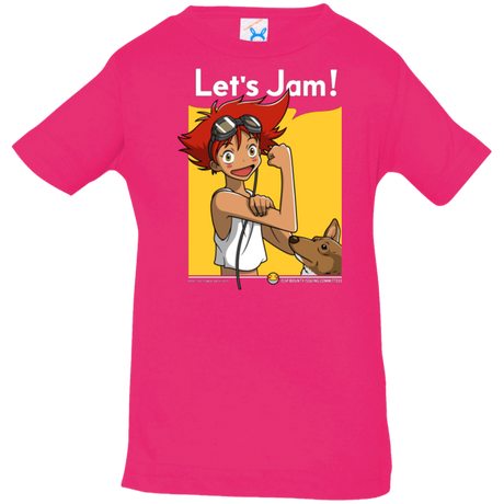 T-Shirts Hot Pink / 6 Months JAMMING WITH EDWARD Infant Premium T-Shirt