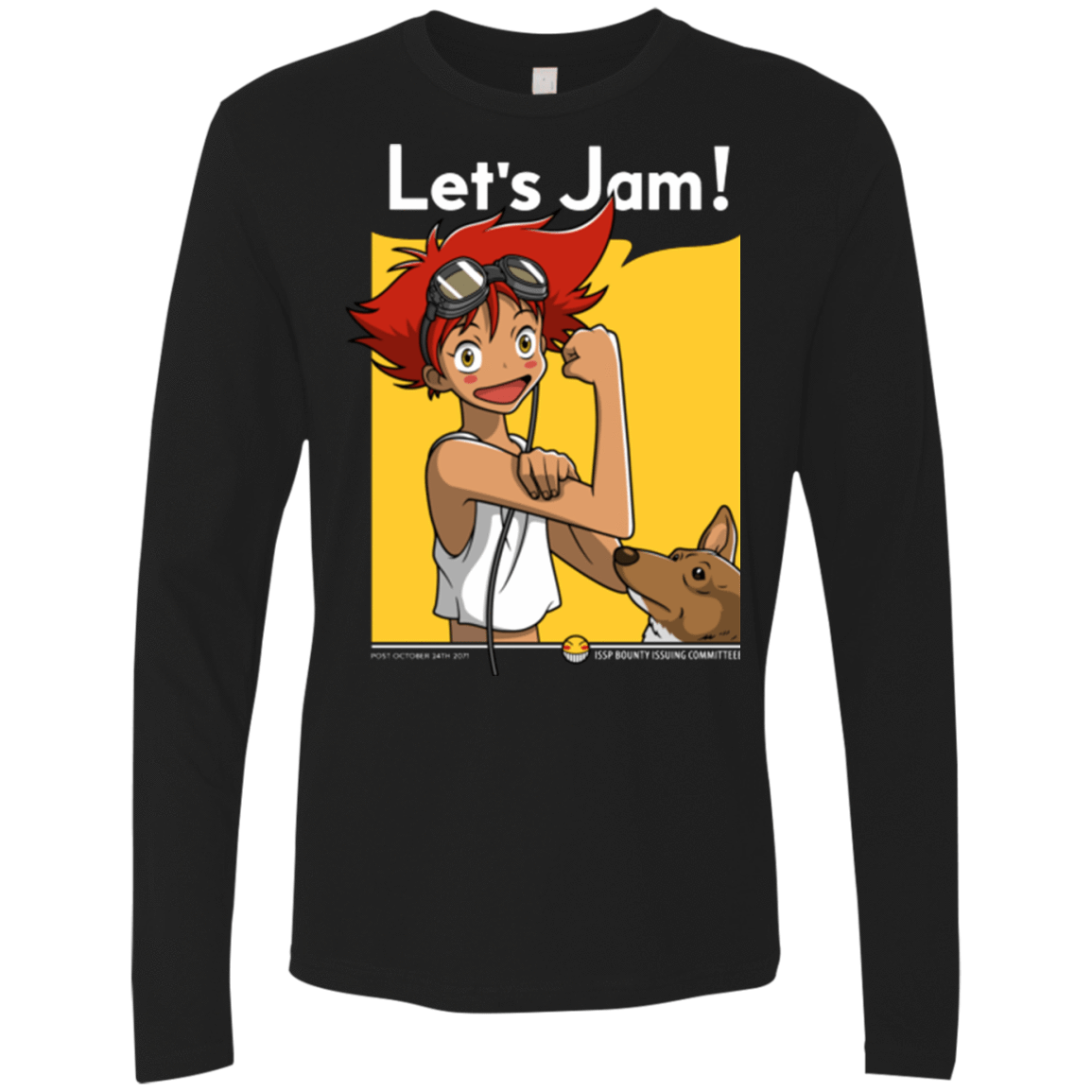 T-Shirts Black / Small JAMMING WITH EDWARD Men's Premium Long Sleeve