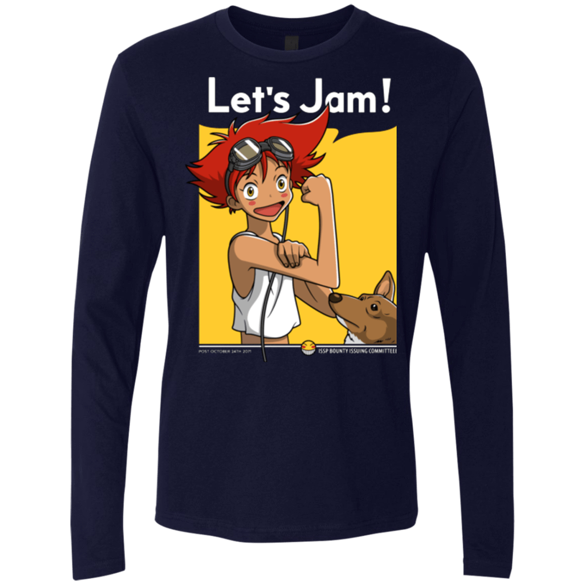 T-Shirts Midnight Navy / Small JAMMING WITH EDWARD Men's Premium Long Sleeve