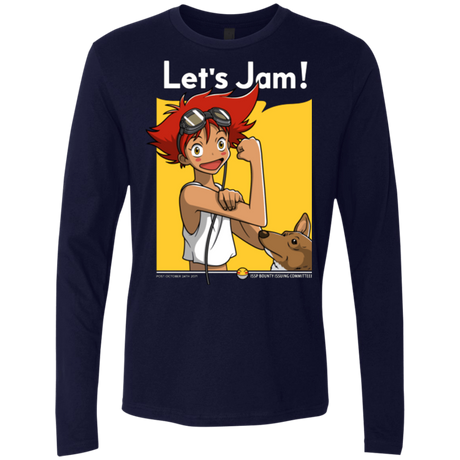 T-Shirts Midnight Navy / Small JAMMING WITH EDWARD Men's Premium Long Sleeve