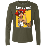 T-Shirts Military Green / Small JAMMING WITH EDWARD Men's Premium Long Sleeve