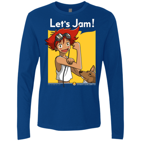 T-Shirts Royal / Small JAMMING WITH EDWARD Men's Premium Long Sleeve