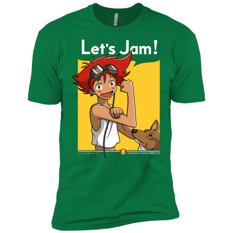 T-Shirts Kelly Green / X-Small JAMMING WITH EDWARD Men's Premium T-Shirt