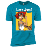 T-Shirts Turquoise / X-Small JAMMING WITH EDWARD Men's Premium T-Shirt