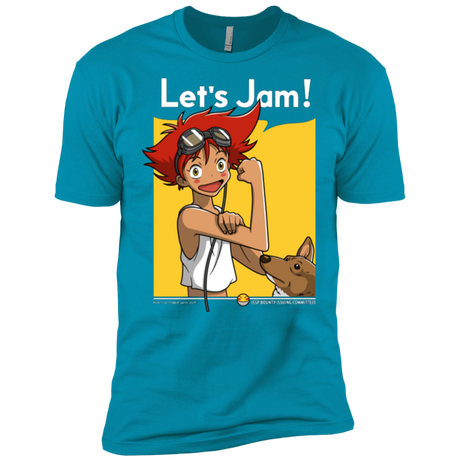 T-Shirts Turquoise / X-Small JAMMING WITH EDWARD Men's Premium T-Shirt