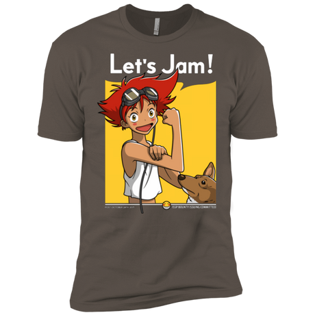 T-Shirts Warm Grey / X-Small JAMMING WITH EDWARD Men's Premium T-Shirt