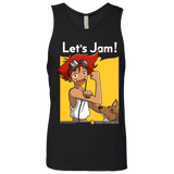 T-Shirts Black / Small JAMMING WITH EDWARD Men's Premium Tank Top