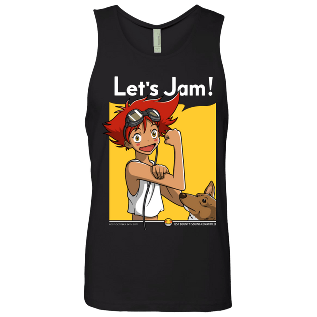 T-Shirts Black / Small JAMMING WITH EDWARD Men's Premium Tank Top