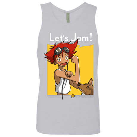 T-Shirts Heather Grey / Small JAMMING WITH EDWARD Men's Premium Tank Top