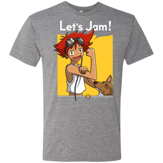 T-Shirts Premium Heather / Small JAMMING WITH EDWARD Men's Triblend T-Shirt