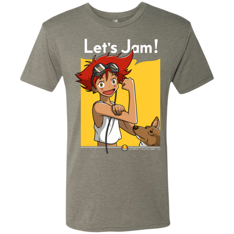 T-Shirts Venetian Grey / Small JAMMING WITH EDWARD Men's Triblend T-Shirt